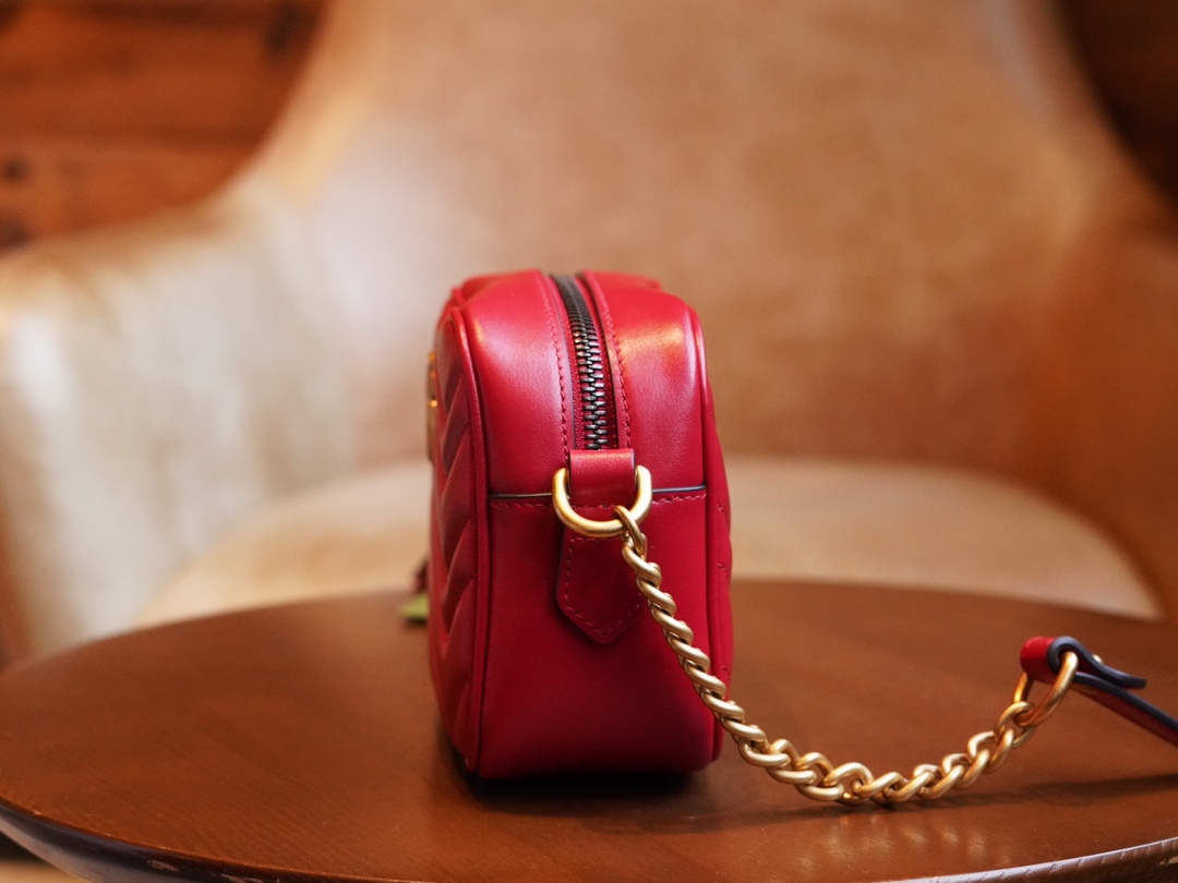 Mini sac GG Marmont 448065 (red)