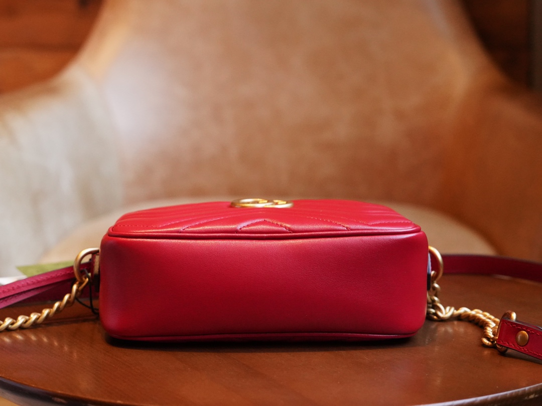 Mini sac GG Marmont 448065 (red)