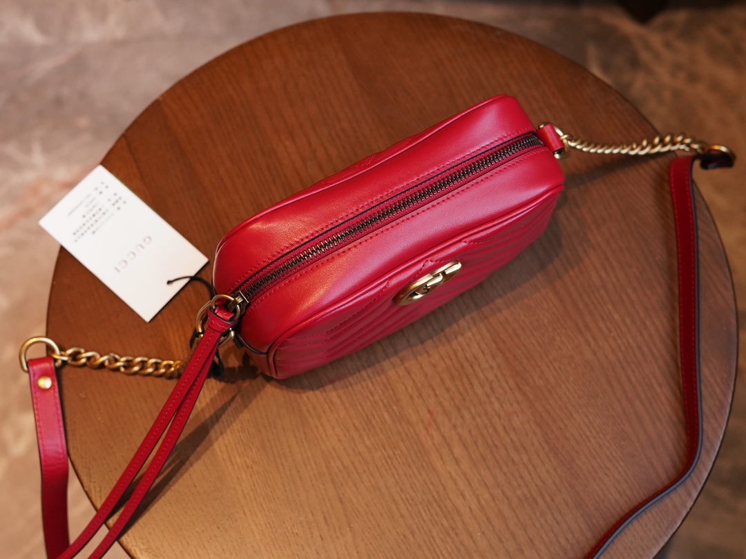Mini sac GG Marmont 448065 (red)
