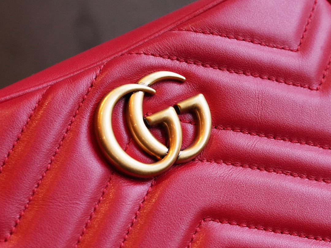 Mini sac GG Marmont 448065 (red)
