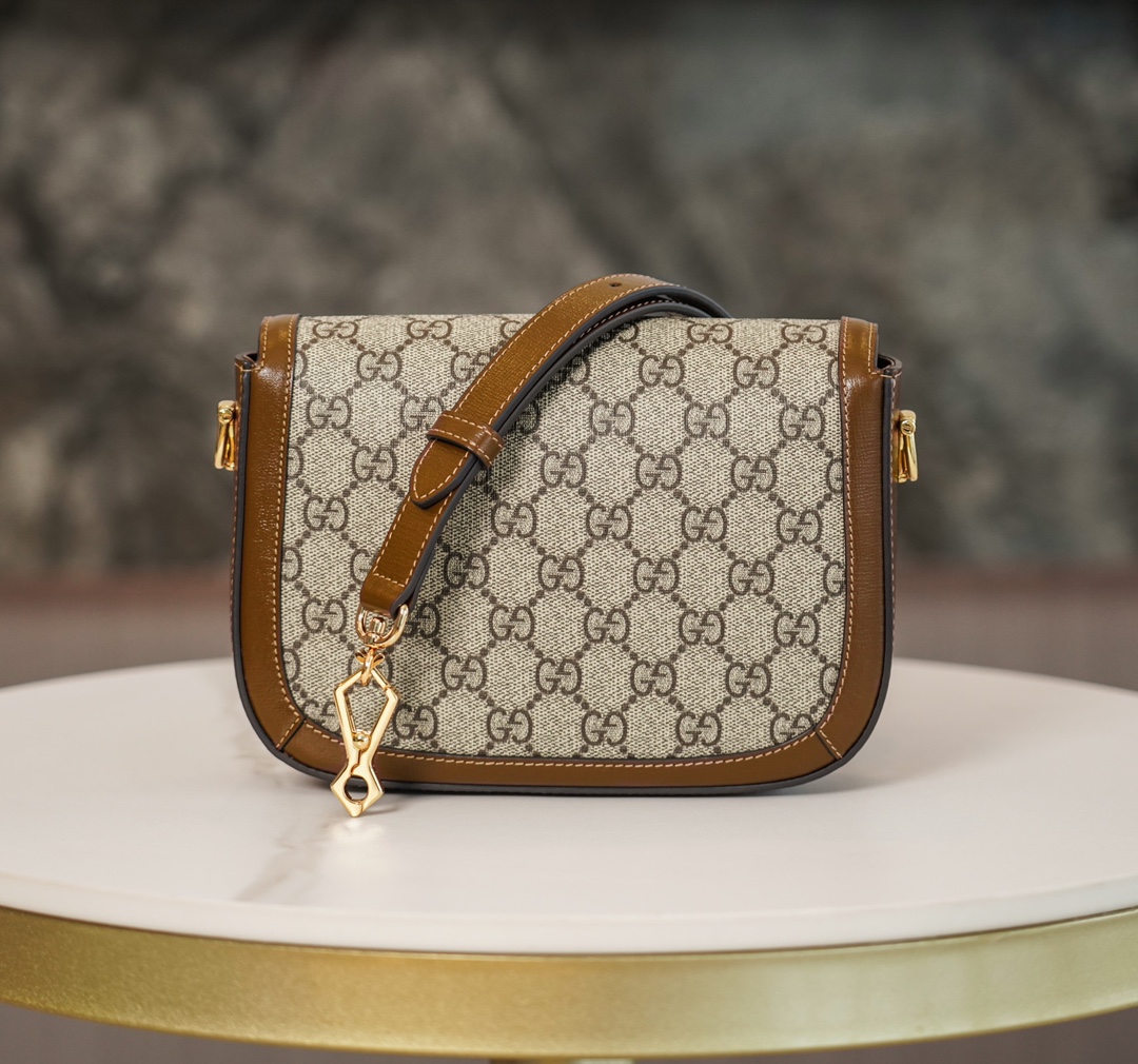 Túi Xách Gucci Horsebit 1955 658574 Màu Nâu