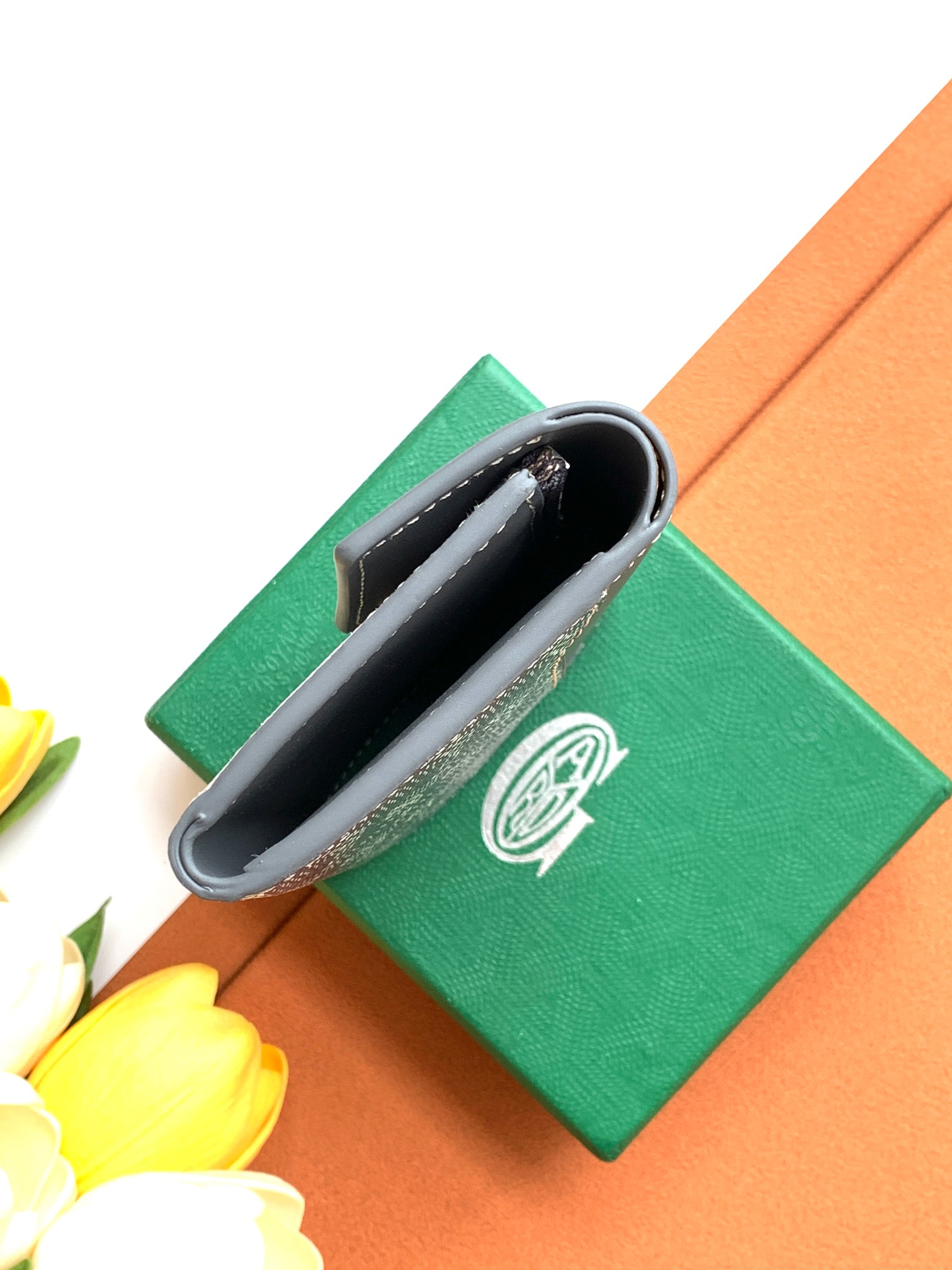 Ví Goyard Saint Gabriel 8513 Màu Xám 