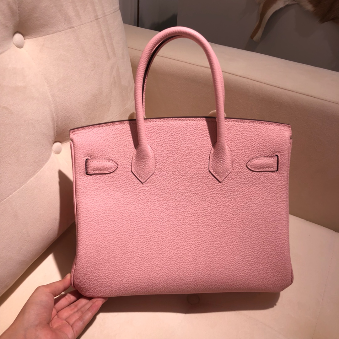 Túi xách hermes birkin  màu hồng 