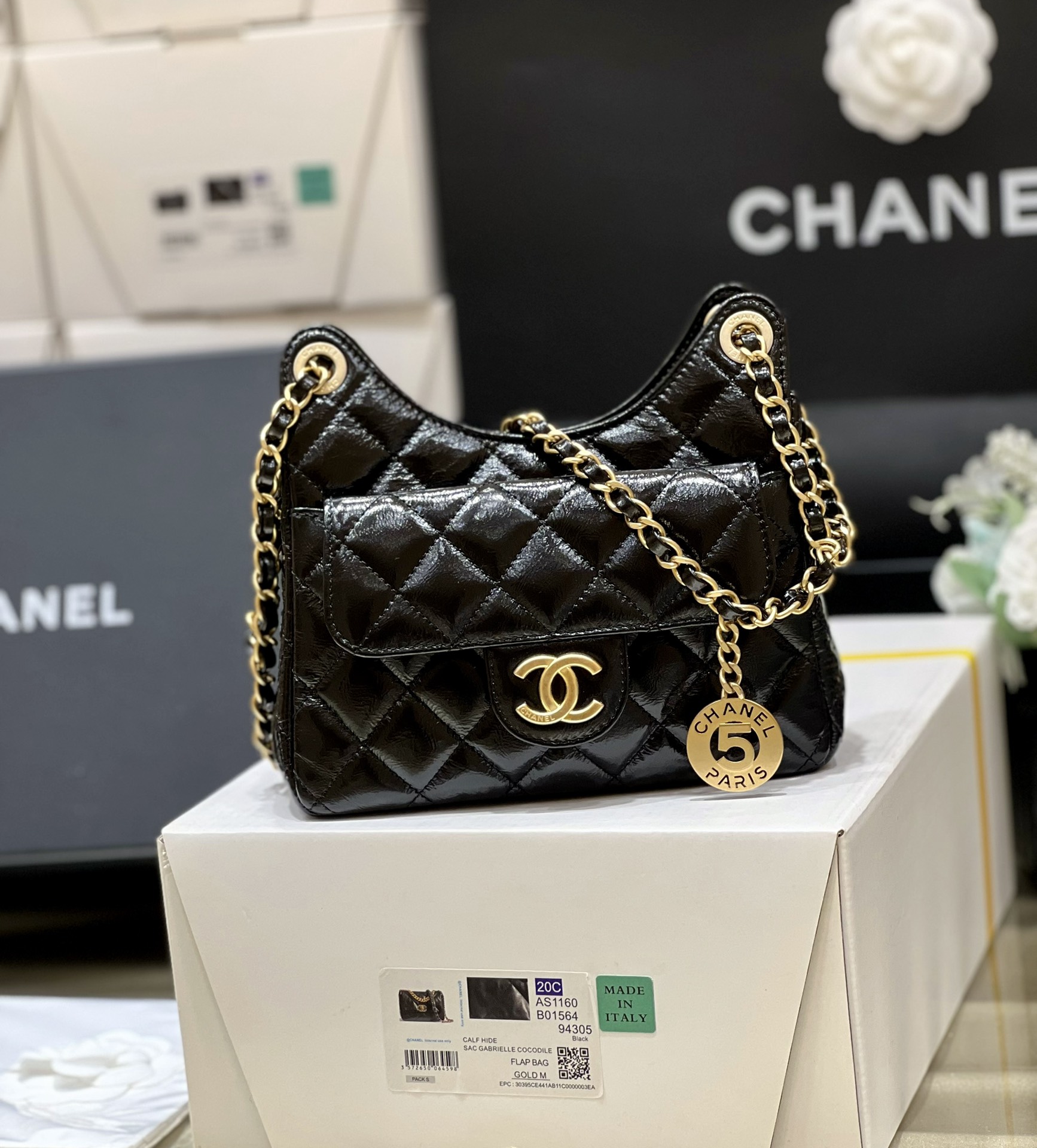 Túi Xách Chanel AS3710 Màu Đen