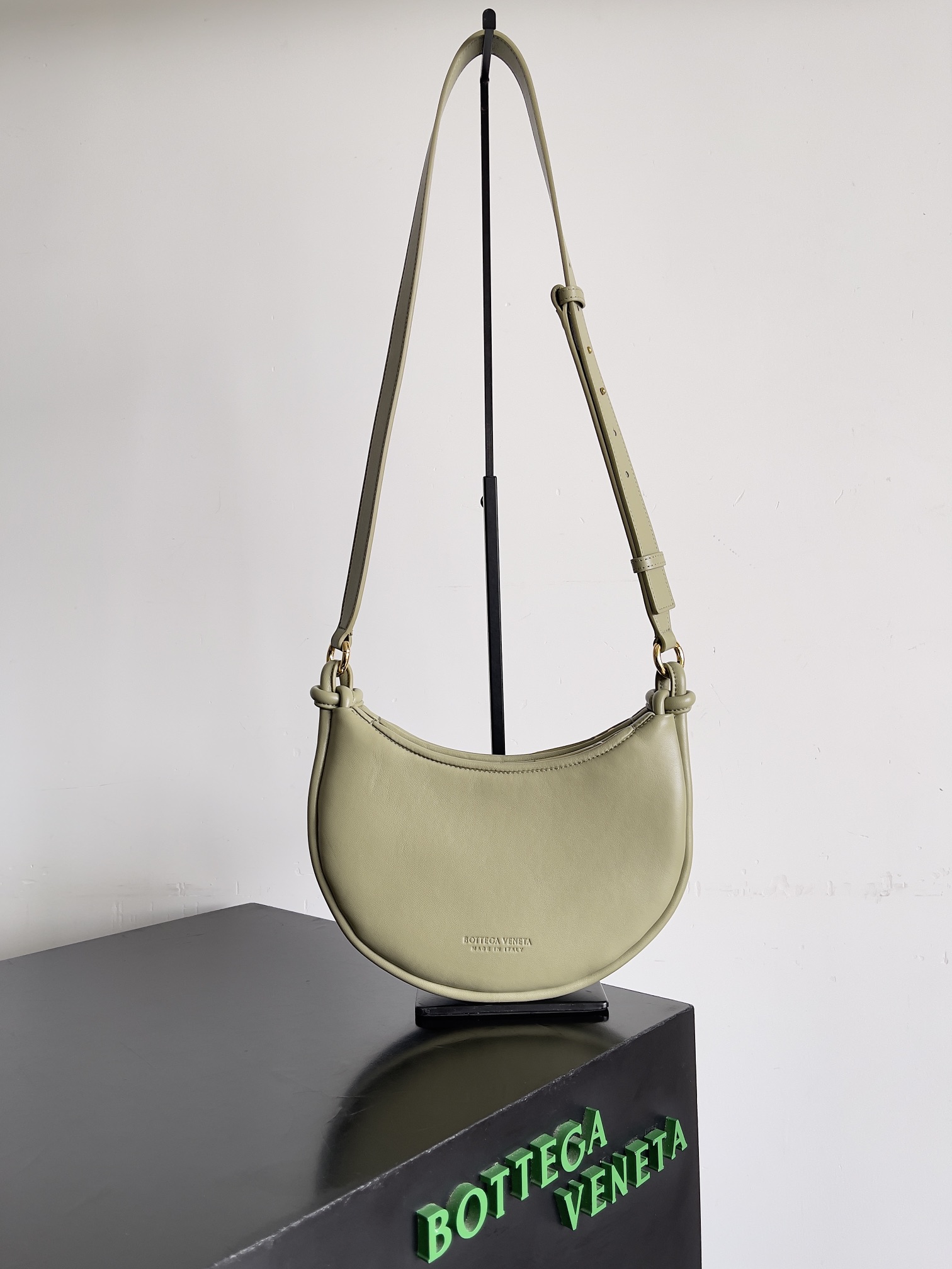 Túi Xách Nữ BV Gemelli 796638 Màu Rêu 