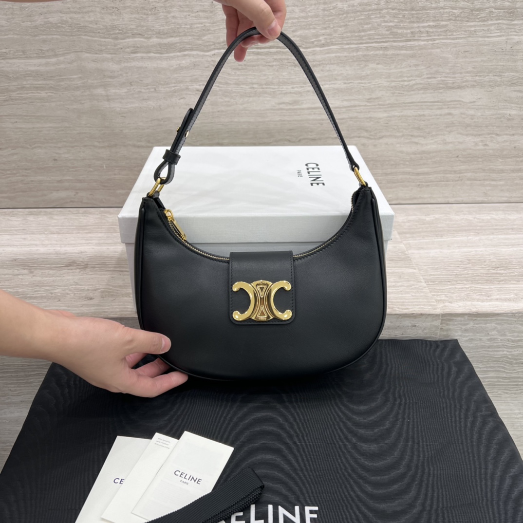 Túi Xách Celine AVA Triomphe 114493 Màu Đen