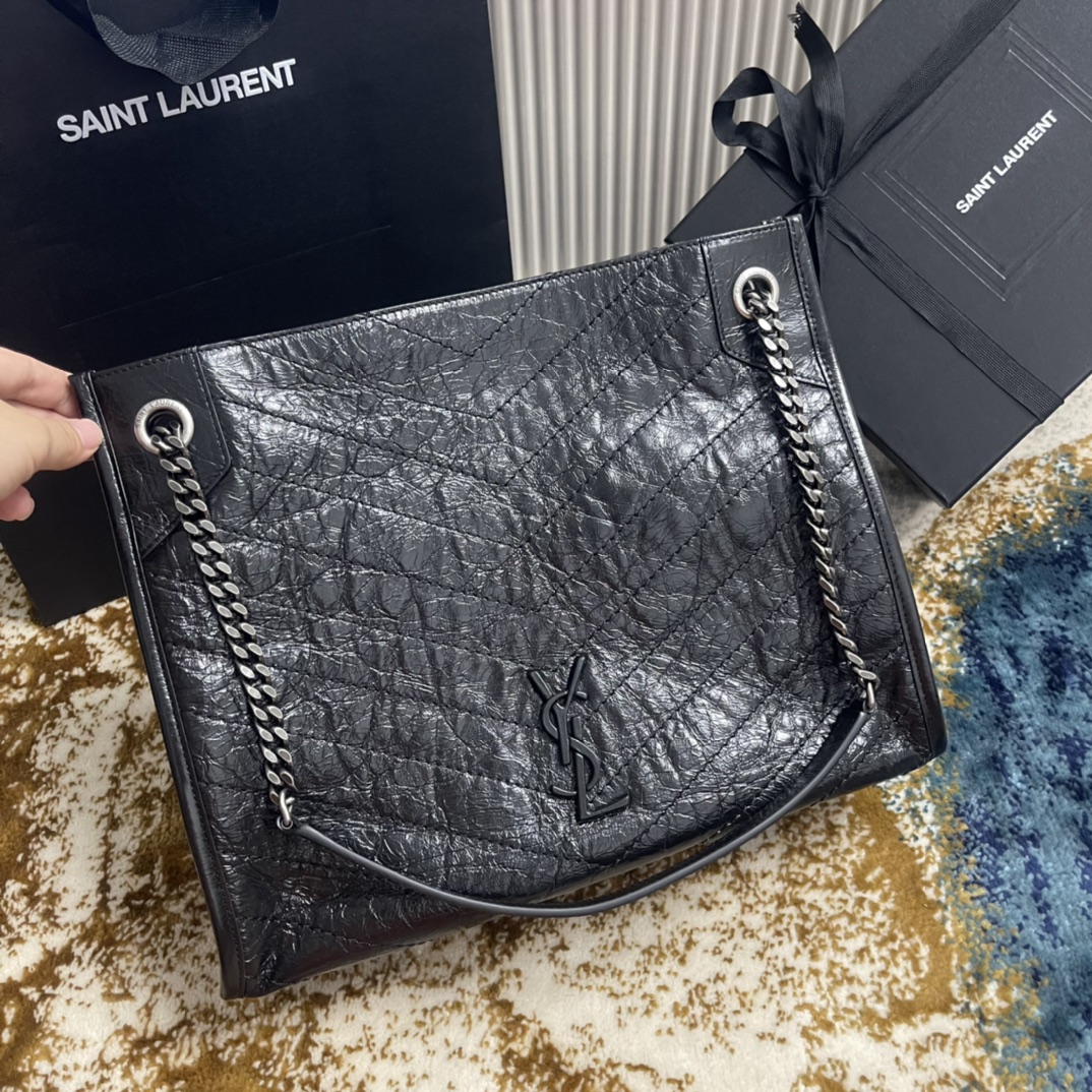 YSL Niki shopping bag 577999 (black)