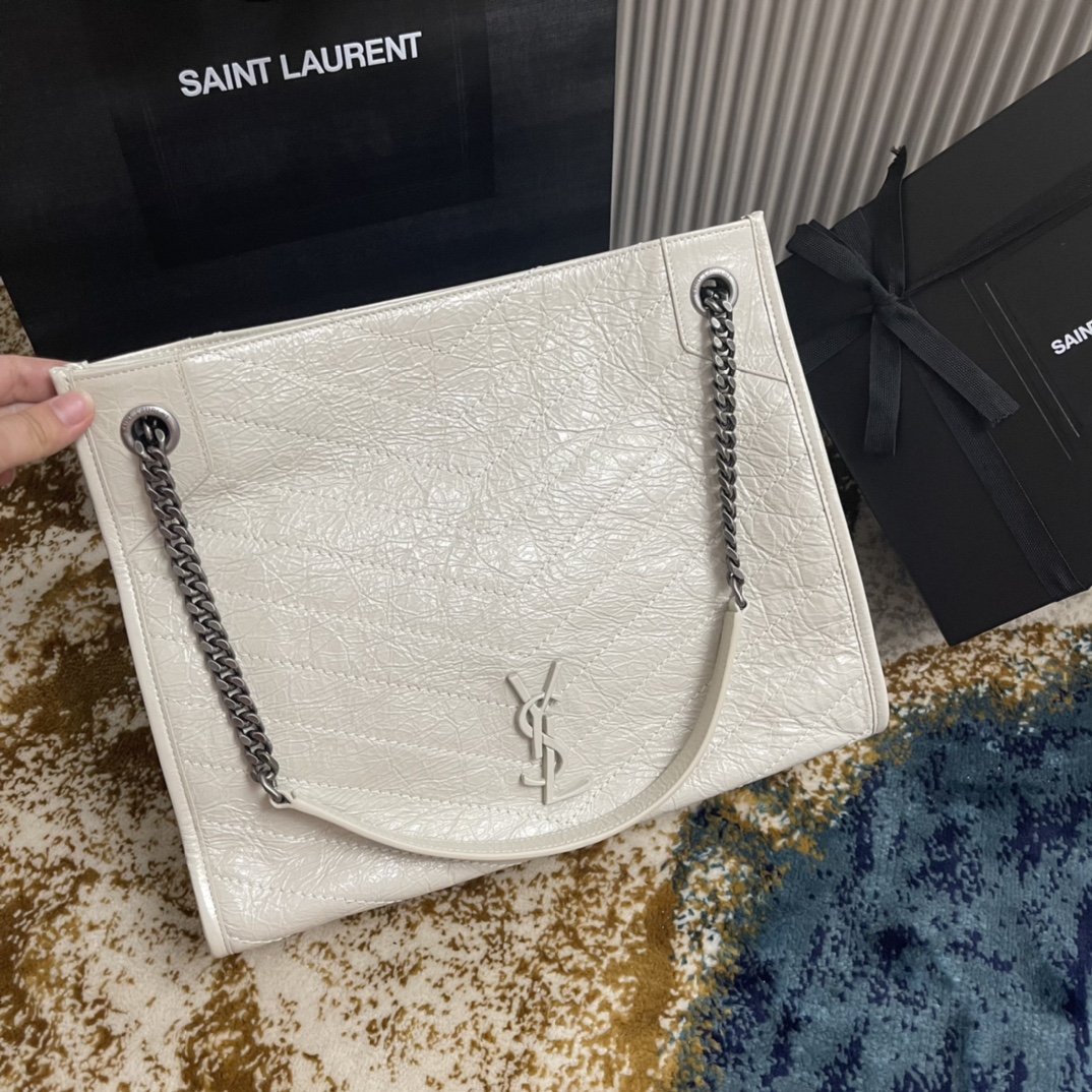 YSL Niki shopping bag 577999 (white)