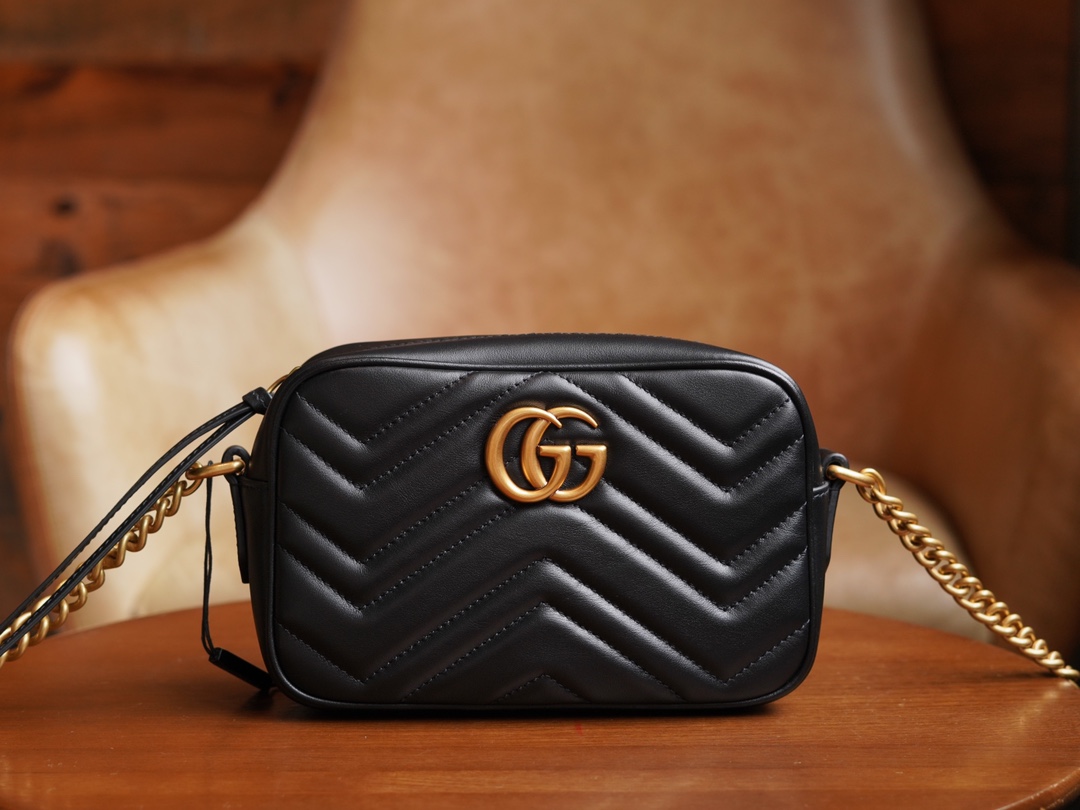Túi Xách Nữ Mini sac GG Marmont 448065 Màu Đen
