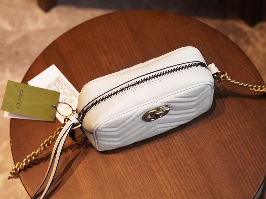Mini sac GG Marmont 448065 (white)