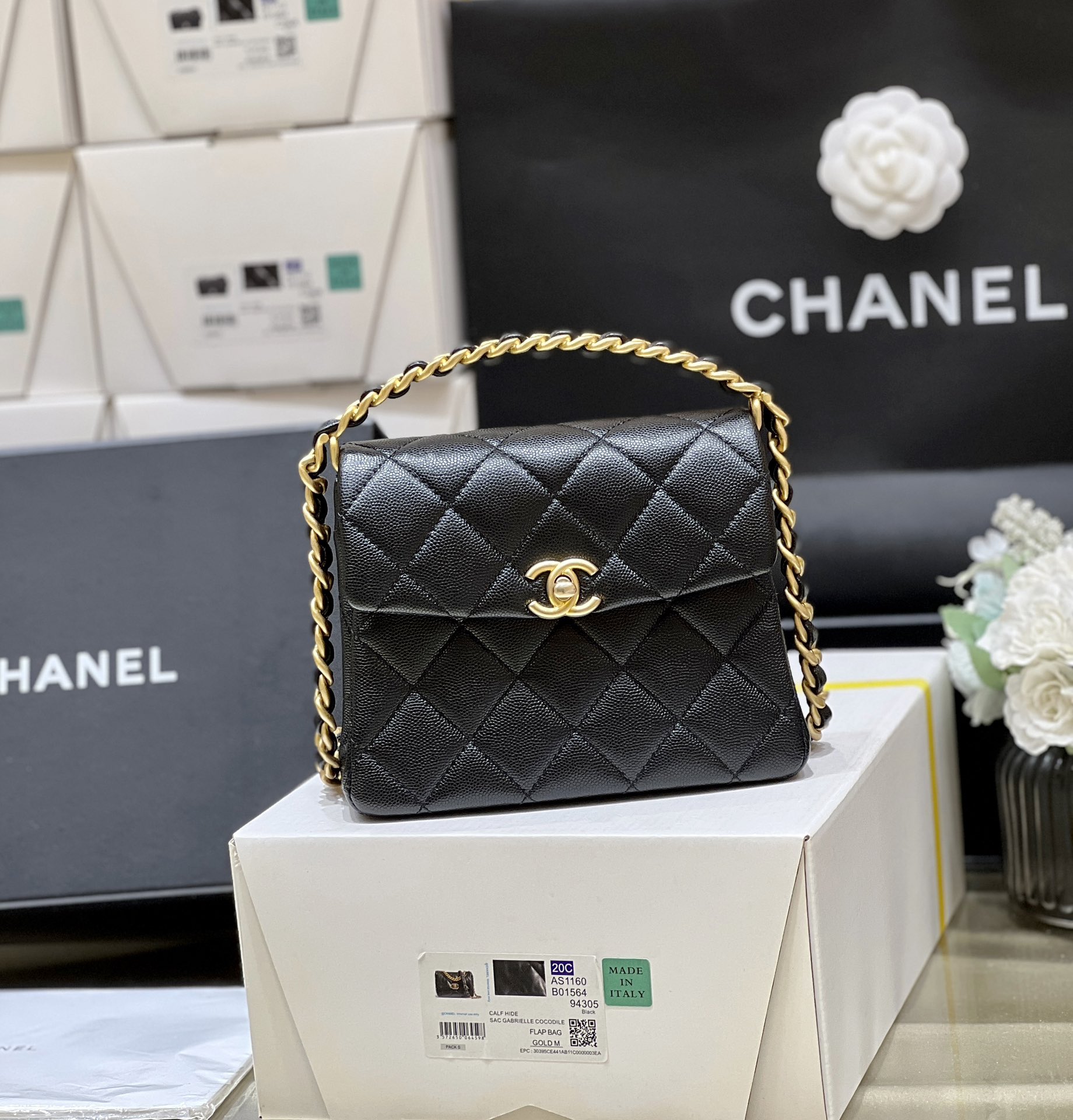 Túi Xách Chanel AP4472 Màu Đen 