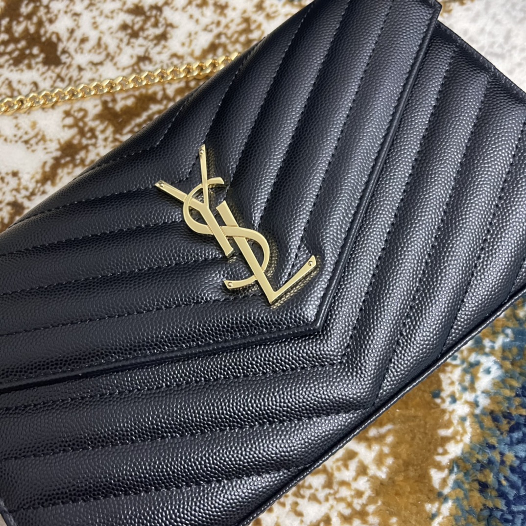 Túi Xách YSL Monogram 360452 Màu Đen