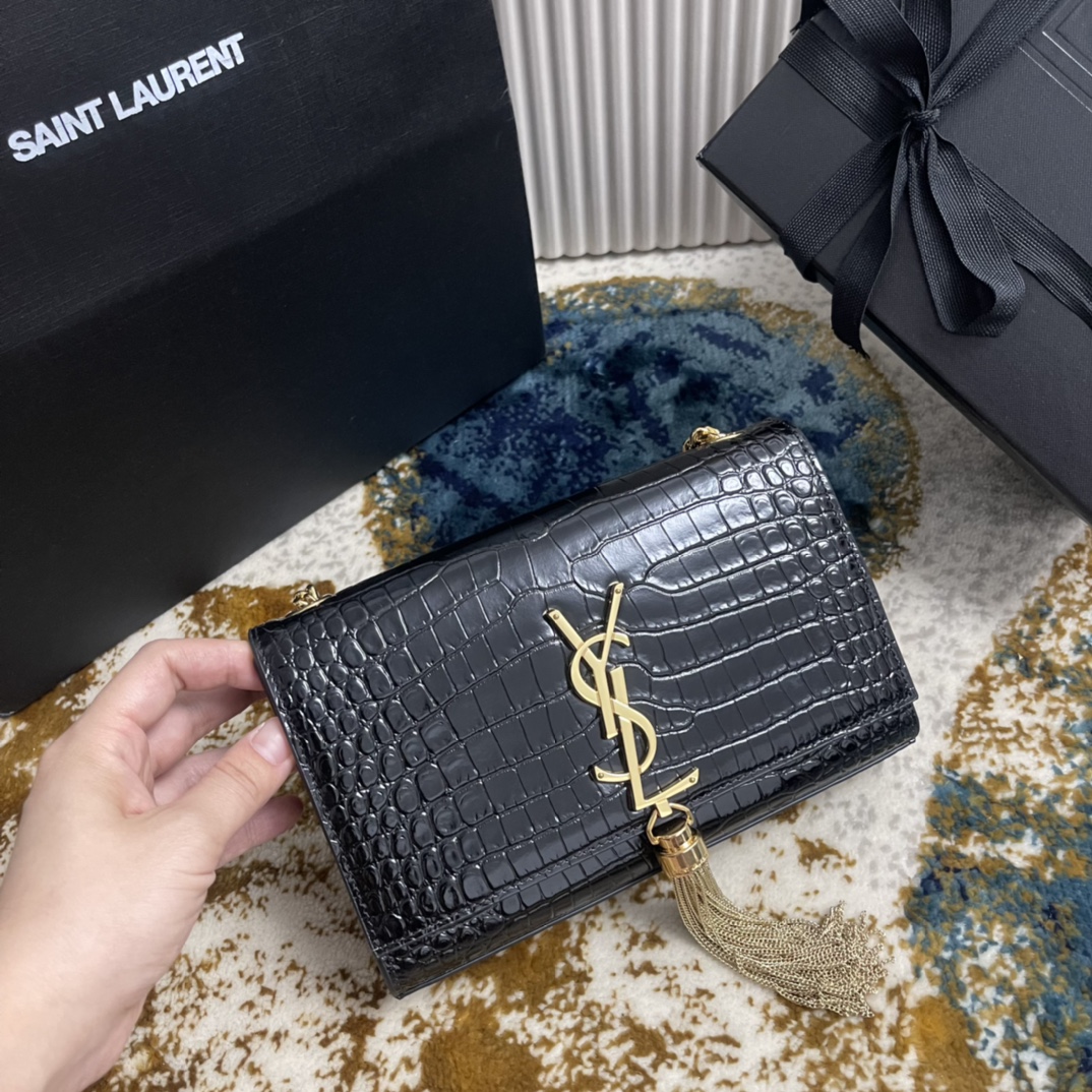 YSL KATE 474366 (Black-gold)