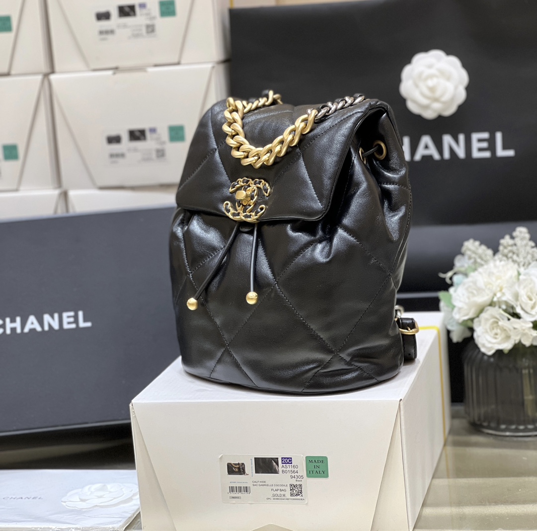 Balo Chanel AS4223 Màu Đen 